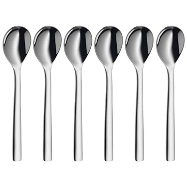 WMF Nuova Eierlöffel Set 6-teilig, Cromargan Edelstahl poliert spülmaschinengeeignet, 12 cm im Sale